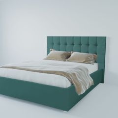 Кровать Венеция с ПМ 1200 (велюр бирюзовый) в Белоярском - beloyarskiy.mebel24.online | фото 2