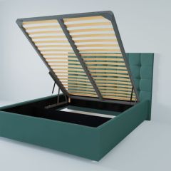 Кровать Венеция с ПМ 1400 (велюр бирюзовый) в Белоярском - beloyarskiy.mebel24.online | фото
