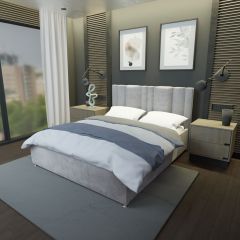 Кровать Верона с ортопедической решеткой (1400) в Белоярском - beloyarskiy.mebel24.online | фото