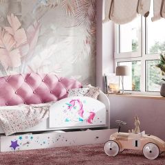 Кровать Звездочка на щитах + Бортик в Белоярском - beloyarskiy.mebel24.online | фото 4