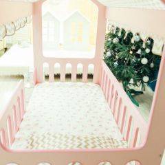 Кровать-домик без ящика 800*1600 (Розовый) в Белоярском - beloyarskiy.mebel24.online | фото 3