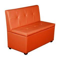 Кухонный диван Уют-1 (1000) Оранжевый в Белоярском - beloyarskiy.mebel24.online | фото