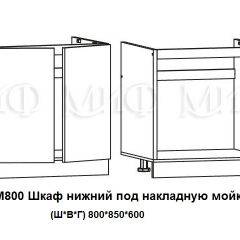ЛИЗА-2 Кухонный гарнитур 1,6 Белый глянец холодный в Белоярском - beloyarskiy.mebel24.online | фото 6