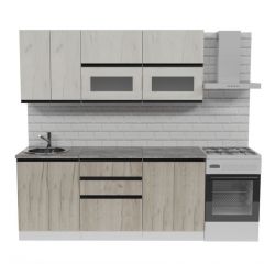 Кухонный гарнитур Паола макси 1800 мм в Белоярском - beloyarskiy.mebel24.online | фото 3