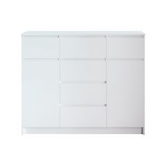 МОРИ МК 1200.4 Комод (белый) в Белоярском - beloyarskiy.mebel24.online | фото
