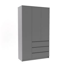 МОРИ МШ 1200.1 Шкаф (графит) в Белоярском - beloyarskiy.mebel24.online | фото 2