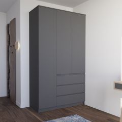 МОРИ МШ 1200.1 Шкаф (графит) в Белоярском - beloyarskiy.mebel24.online | фото
