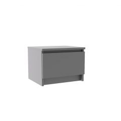 МОРИ ТПМ 400.1 Тумба прикроватная (графит) в Белоярском - beloyarskiy.mebel24.online | фото 2