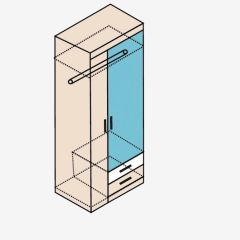 НИКА Н10з Шкаф для одежды в Белоярском - beloyarskiy.mebel24.online | фото 4