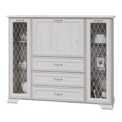 НИКОЛЬ Комод с 2 ст.дв., 1 гл.дв., 3 ящика в Белоярском - beloyarskiy.mebel24.online | фото