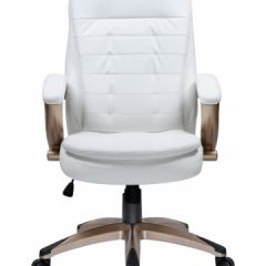 Офисное кресло для руководителей DOBRIN DONALD LMR-106B белый в Белоярском - beloyarskiy.mebel24.online | фото