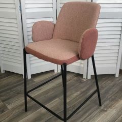Полубарный стул NYX (H=65cm) VF109 розовый / VF110 брусничный М-City в Белоярском - beloyarskiy.mebel24.online | фото
