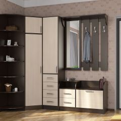 Прихожая ДИАНА-4 сек №29 (Венге/Дуб молочный) в Белоярском - beloyarskiy.mebel24.online | фото 3