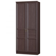 Шкаф для одежды 2-дверный Лира №56 Дуб нортон темный в Белоярском - beloyarskiy.mebel24.online | фото