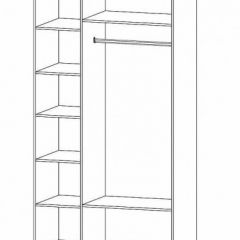 ГАММА Шкаф 3-х створчатый в Белоярском - beloyarskiy.mebel24.online | фото 2