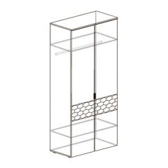 Шкаф 2-дверный Дели 70 в Белоярском - beloyarskiy.mebel24.online | фото 2