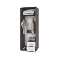 ЕВА Шкаф 2-х дверный Е24 в Белоярском - beloyarskiy.mebel24.online | фото 2