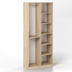 Шкаф 2-х створчатый Дуэт Люкс без зеркала в Белоярском - beloyarskiy.mebel24.online | фото 4