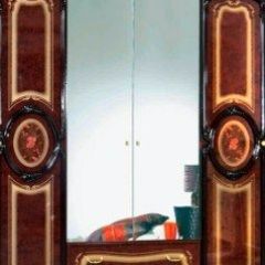 Шкаф 4-х дверный с зеркалами (01.144) Роза (могано) в Белоярском - beloyarskiy.mebel24.online | фото