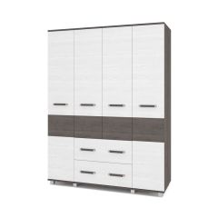 ВИОРА Шкаф 4-х дверный В43 в Белоярском - beloyarskiy.mebel24.online | фото