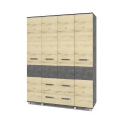 ВИОРА Шкаф 4-х дверный В43 в Белоярском - beloyarskiy.mebel24.online | фото 5