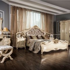 Шкаф 6-ти створчатый Джоконда (крем) в Белоярском - beloyarskiy.mebel24.online | фото 3