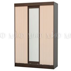 БАСЯ Шкаф (Дуб беленый/Венге) в Белоярском - beloyarskiy.mebel24.online | фото