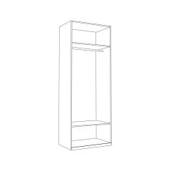 Шкаф для одежды 13.329 Валенсия в Белоярском - beloyarskiy.mebel24.online | фото 2