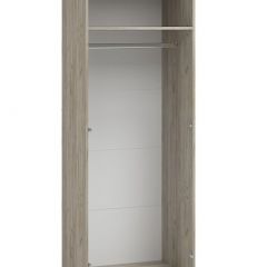 Шкаф Эмма (Дуб Крафт серый/белый) в Белоярском - beloyarskiy.mebel24.online | фото 2