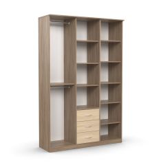 Шкаф комбинированный Дуэт Люкс с зеркалом в Белоярском - beloyarskiy.mebel24.online | фото 5