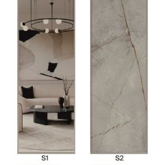 Шкаф-купе 1500 серии SILVER S1+S1+B2+PL2 (2 ящика+1 штанга+1 полка) профиль «Серебро» в Белоярском - beloyarskiy.mebel24.online | фото 7