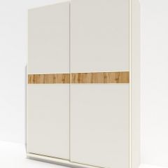 Шкаф-купе 1600 серии SOFT D6+D6+B2+PL3 (2 ящика+2штанги) профиль «Капучино» в Белоярском - beloyarskiy.mebel24.online | фото 4