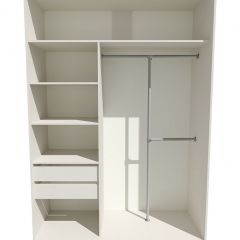 Шкаф-купе 1800 серии SOFT D8+D2+B2+PL4 (2 ящика+F обр.штанга) профиль «Графит» в Белоярском - beloyarskiy.mebel24.online | фото 2