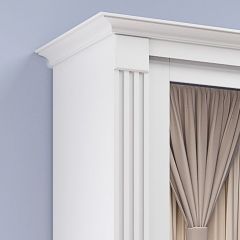 Шкаф-купе 2150 серии NEW CLASSIC K1+K1+K1+B22+PL4 (по 2 ящика лев/прав+F обр.штанга) профиль «Капучино» в Белоярском - beloyarskiy.mebel24.online | фото 4