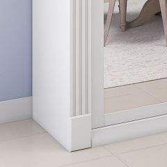 Шкаф-купе 2150 серии NEW CLASSIC K1+K1+K1+B22+PL4 (по 2 ящика лев/прав+F обр.штанга) профиль «Капучино» в Белоярском - beloyarskiy.mebel24.online | фото 5