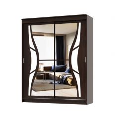 Шкаф-купе Бабочка 2.0 серия Альянс (Венге) в Белоярском - beloyarskiy.mebel24.online | фото