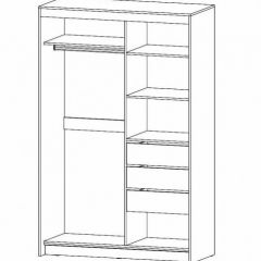 РИВЬЕРА Шкаф-купе 2х створчатый в Белоярском - beloyarskiy.mebel24.online | фото 2