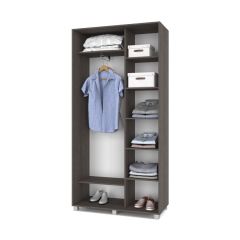 РОЛАНД Шкаф-купе Анкор темный (450*1100) Р411 в Белоярском - beloyarskiy.mebel24.online | фото 2