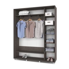 РОЛАНД Шкаф-купе Анкор темный (450*1800) Р481 в Белоярском - beloyarskiy.mebel24.online | фото 2