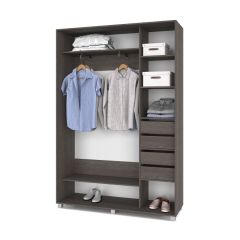 РОЛАНД Шкаф-купе Анкор темный (450*1800) Р481 в Белоярском - beloyarskiy.mebel24.online | фото 4
