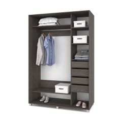 РОЛАНД Шкаф-купе Анкор темный (600*1100) Р611 в Белоярском - beloyarskiy.mebel24.online | фото 4