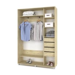 РОЛАНД Шкаф-купе Ирландский дуб (450*1700) Р471 в Белоярском - beloyarskiy.mebel24.online | фото 5