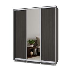 РОЛАНД Шкаф-купе с зеркалом Венге (450*1800) Р482 в Белоярском - beloyarskiy.mebel24.online | фото 4