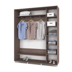 РОЛАНД Шкаф-купе Шимо темный (450*1800) Р481 в Белоярском - beloyarskiy.mebel24.online | фото 2
