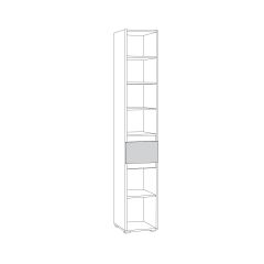 Шкаф с ящиком 13.202 Сидней в Белоярском - beloyarskiy.mebel24.online | фото 2