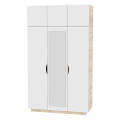 Шкаф с зеркалом "Аврора (H21_M)" в Белоярском - beloyarskiy.mebel24.online | фото
