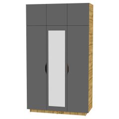 Шкаф с зеркалом "Аврора (H21_M)" в Белоярском - beloyarskiy.mebel24.online | фото 19