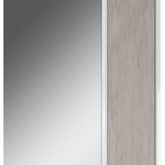 Шкаф-зеркало Uno 60 Дуб серый левый/правый Домино (DU1503HZ) в Белоярском - beloyarskiy.mebel24.online | фото 5