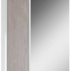 Шкаф-зеркало Uno 60 Дуб серый левый/правый Домино (DU1503HZ) в Белоярском - beloyarskiy.mebel24.online | фото 2