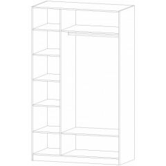 ДИАНА Шкаф 3-х створчатый в Белоярском - beloyarskiy.mebel24.online | фото 2